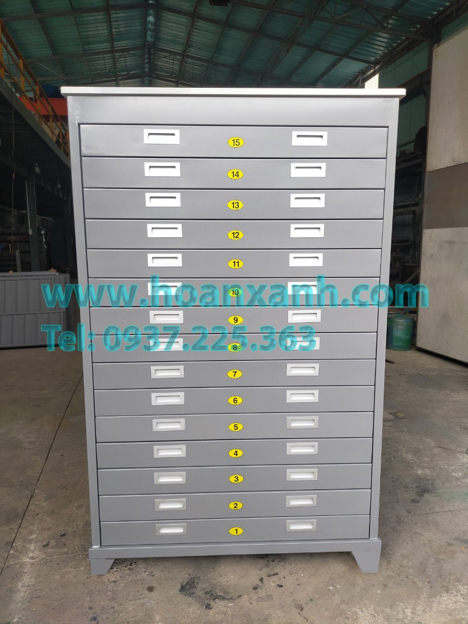Tủ lưu bản vẽ 15 ngăn