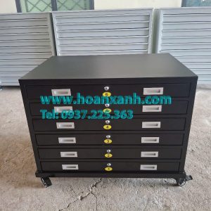 Tủ lưu bản vẽ 6 ngăn có khoá khổ A1 TV-KA16