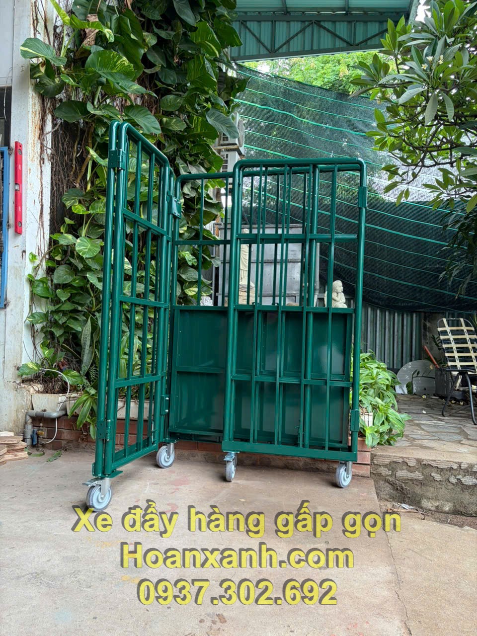 Xe đẩy hàng gấp gọn